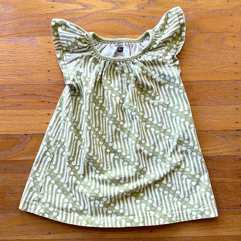 Tea Collection Apple Indonesian Batik Dress Size